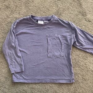 Zara Kids Lavender Long Sleeve Tee 2-3T